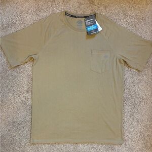 Brand New Dickies Short-Sleeve Performance Pocket Tee - Men's Large - Tan/Brown